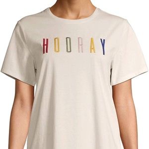 Time & Tru Embroidered “Hooray” Shirt
